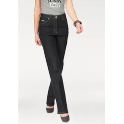 Gerade Jeans »Annett«, bequeme Passform, 5-Pocket-Style, hohe Taille, Gr. 34 - N-Gr, black, , 548585-34 N-Gr