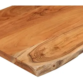 vidaXL Tischplatte 80x60x2,5cm Rechteckig Massivholz Akazie Naturkante