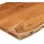 vidaXL Tischplatte 80x60x2,5cm Rechteckig Massivholz Akazie Naturkante