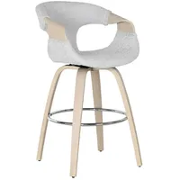 Home esprit Hocker Home ESPRIT Grau Holz 55,5 x