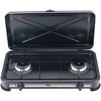 Melchioni Family Minerva 2 Gaskocher LPG, Metall, Schwarz