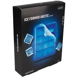 LURCH Eiswürfelform 12 Eiswürfel mit Deckel blau