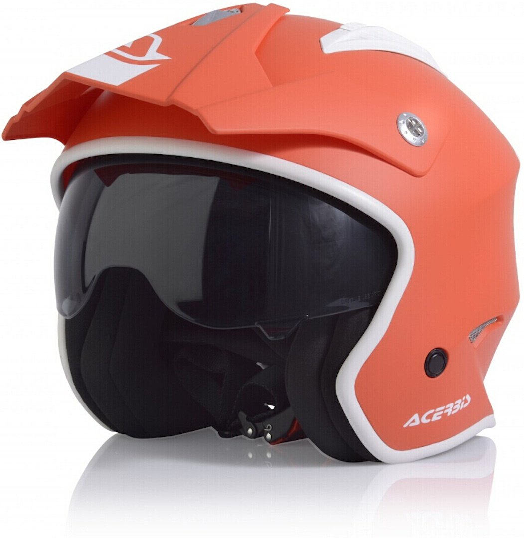 Acerbis Aria Jethelm, weiss-orange, Größe XS für Männer