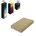 Topper Baumwolle 90 x 190 100 x braun 2 St