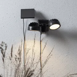 LED Solar Strahler POWERSPOT - warmweiß - 350lm - mit Bewegungsmelder und Lichts...