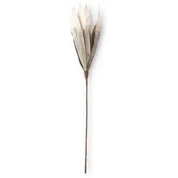 Kunstpflanze Blätter 78 cm Polyester Grau Dunkelgrau