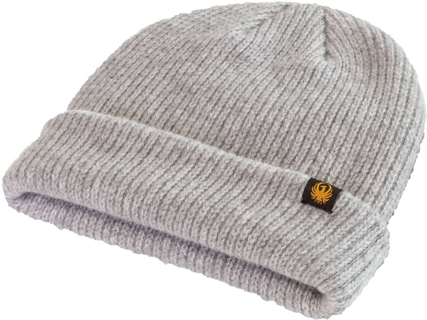 Merlin Moseley Merino Beanie, grau für Männer