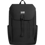 LA CUTE Rucksack Tasche Reise Business-Rucksack Wasserdicht mit großem Stauraum (Laptop-Rucksack-Set: Wasserdicht, mit Laptopfach, ideal für Reisen., Wasserdichter Laptop-Rucksack mit reflektirenden Streifen), Wasserdichter, geräumiger Rucksack große Öffnung einfachen Zugriff schwarz