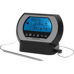 Napoleon Digitales Funkthermometer der Pro-Serie, Edelstahlsensor 60 m Reichweite, Grill-Thermometer