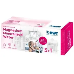 BWT Magnesium Mineralizer - Wasserfilter - für Wasserfilterkrug Packung mit 6