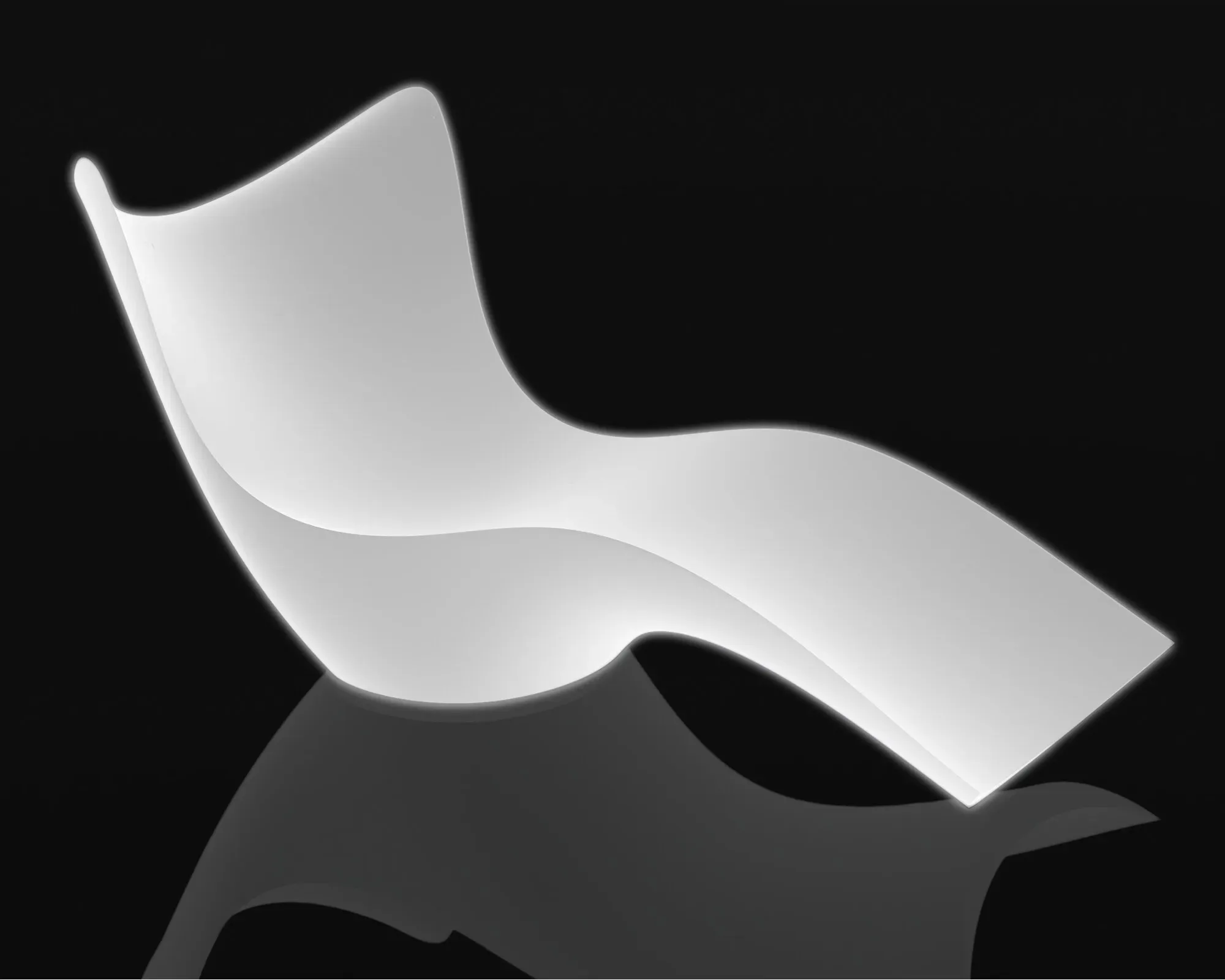 Vondom »SURF« Outdoor Liege - LED-Beleuchtung LED Weiss