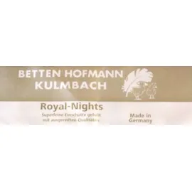 Betten Hofmann Franken 8cm Hochsteg Winterbett Daunenbett Daunendecke 6x6 200x200 1620g - Weiß