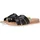 SKECHERS Damen Desert KISS Low Peak Look Schiebe-Sandalen, Black, 39 EU