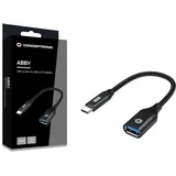 Conceptronic USB-C auf USB-A Adapter 20 m Schwarz