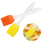 BOUMVID 2 Stück Silikon Backpinsel, Küche Pastry Brush, Backen Silikonpinsel, Lebensmittel Grillbürste Pinsel, Klein Basting Gebäckbürste, BBQ Silicone Pinsel für Grillen Gebäck Rühren Kochen