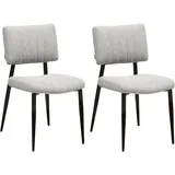 OMG Design Esszimmerstuhl Dirk (Set, 2 St), moderner Boucle Bezug, bequem gepolstert