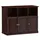 Casa Padrino Luxus Schrank mit 3 Türen Dunkelbraun / Silber 140 x 44,2 x H. 119,8 cm - Luxus Möbel