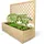 deluke Pflanzkasten mit Rankgitter THIO 128 x 104 x 44 cm Braun