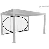 Biohort Glasschiebetür 4 m 3,645 x 2,349 x 0,09 m Silber