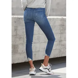 Buffalo Destroyed-Jeans Damen dark-blue-washed Gr.40