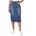 Jeansrock Damen mit Schlitz hinten 28