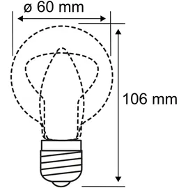 Paulmann LED-Birne 28714 4,7W E27 warmweiß 1 St.