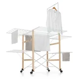 Foppapedretti SuperGulliver, Wäscheständer, Aluminium, Holz, Natürlich/Natur, 35 m, 1220 mm, 1740 mm