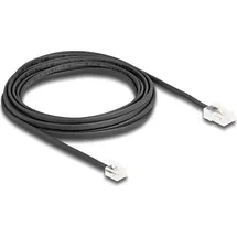 DeLock Telefon (analog) Anschlusskabel 5m Schwarz