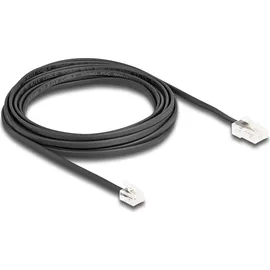 DeLock Telefon (analog) Anschlusskabel 5m Schwarz