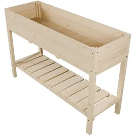 Juskys Hochbeet Freya 118 x 78 x 40 cm