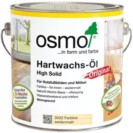 OSMO Hartwachs-Öl Original High Solid 2,5 l farblos seidenmatt