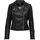 Only Lederimitatjacke ONLY "ONLGEMMA – Bikerjacke mit asymmetrischem Reißverschluss", Damen, Gr. 34, schwarz, Obermaterial: 100% Polyurethan, unifarben, tailliert, mit Reißverschluss, Jacken, tailliert, casual, Lederimitat, Reißverschlusstaschen