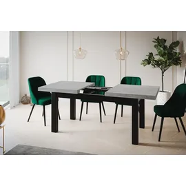 alpimeble Rechteckiger Esstisch 140 – 180 x 76 x 90 cm Atelier