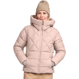 Schöffel Damen Ins Jacket Boston L, warme Winterjacke aus recycelten Materialien, leichte Steppjacke mit Kapuze, winddicht und wasserabweisend, mushroom, 48