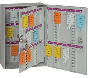 Eichner Schlüsselschrank aus Metall mit abnehmba