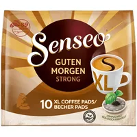 SENSEO KAFFEEPADS Guten Morgen Strong XL, Stark & Intensiv, 10 Kaffee PADS 125 g