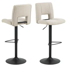 Actona Barhocker SYLVIA 41,5 x 115 x 52 cm Beige
