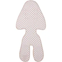 Little Dedi Iceberg Innovative Kinderwagen-Auflage mit Iceberg 4D-Gewebe und Temperaturregulierung – Oeko-Tex 100 Klasse 1 (Beige, 0-5 Jahre)