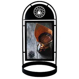 update displays Kundenstopper Wheel schwarz DIN A1 82,5 x 78,0 x 155,0 cm, 1 St.