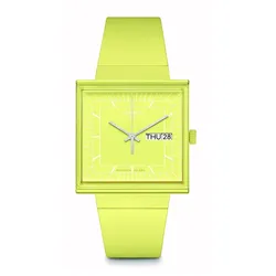 Swatch Unisexuhr SO34J700 - gelb