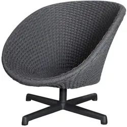 Cane-Line Loungesessel drehbar Aluminium Beine
