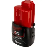 Milwaukee M12 B3 Akku 12 V 3,0 Ah