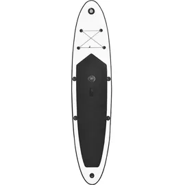 vidaXL Aufblasbares SUP-Board mit Segel Set Schwarz und Weiß