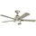 Elstead Lighting Colerne 132 cm Deckenventilator Holz Silber