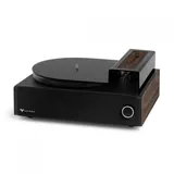 Victrola Premiere V1 Musiksystem - Dualer Bluetooth-Schallplattenspieler, interne Stereo-Lautsprecher, drahtloser Subwoofer mit Vinyl-Stream, VPMS-1 System, Espresso