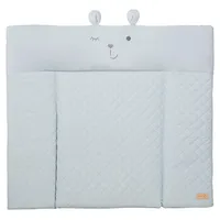 roba Wickelauflage Roba Style - 85 X 75 Cm - Wasserabweisend - Weich Und Leicht Zu Reinigen - Hellblau / Bärenkopf