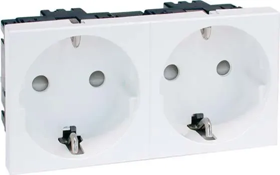 Peha SCHUKO-Steckdose 2-fach ws D 6212.02 EMS SI