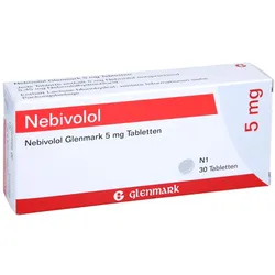 Nebivolol Glenmark 5 mg Tabletten 30 St