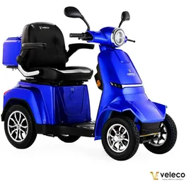 VELECO GRAVIS Elektromobil 1000W Seniorenmobil 4-Rad blau