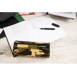 Eberhard Faber Schlampermäppchen Jumbo Camouflage grün, 21,0 x 9,0 cm